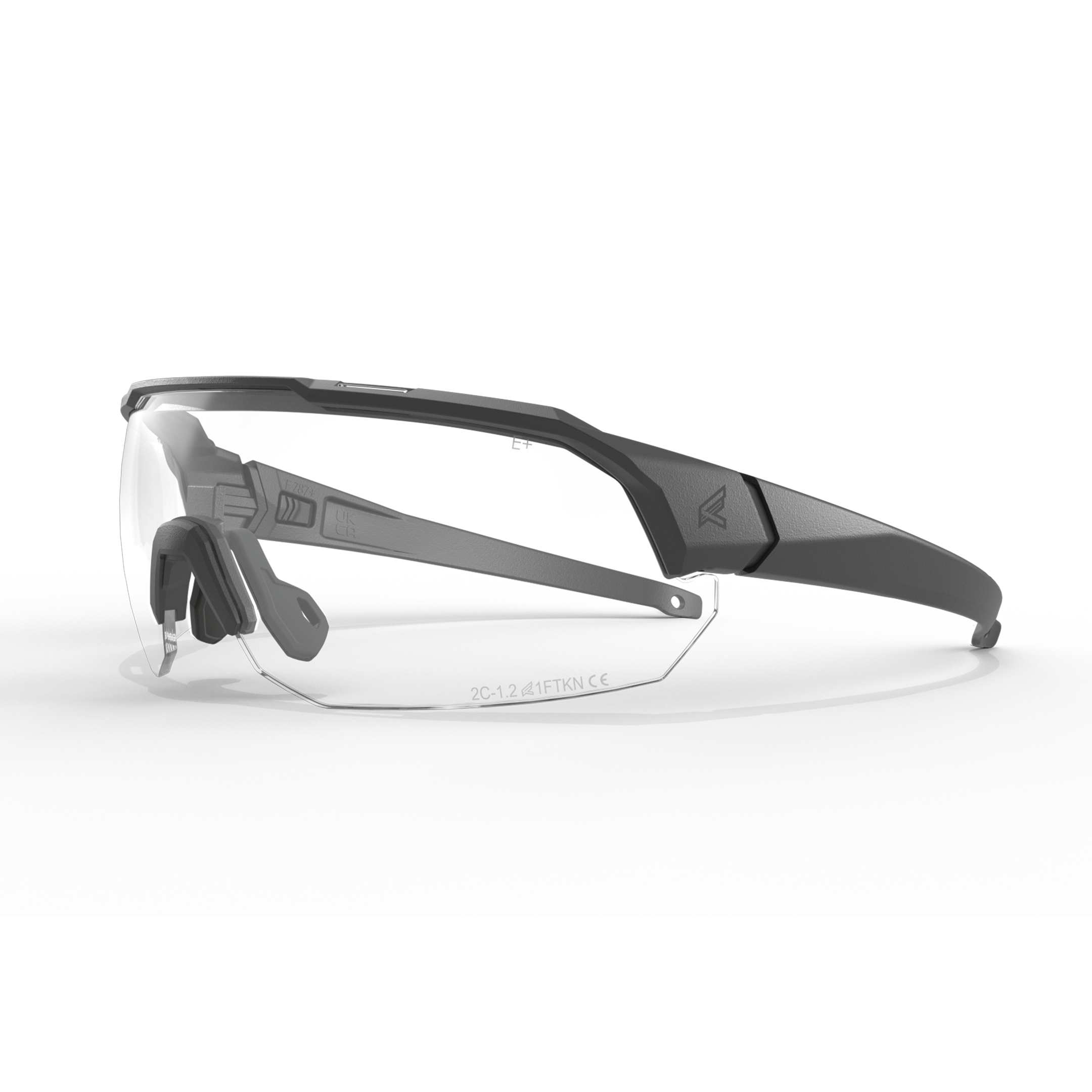 best ballistic goggles Edge Eyewear ARC Light Shooting Glasses Black Frame Smoke Photochromic Vapor Shield Lenses Standard AL11PCVS