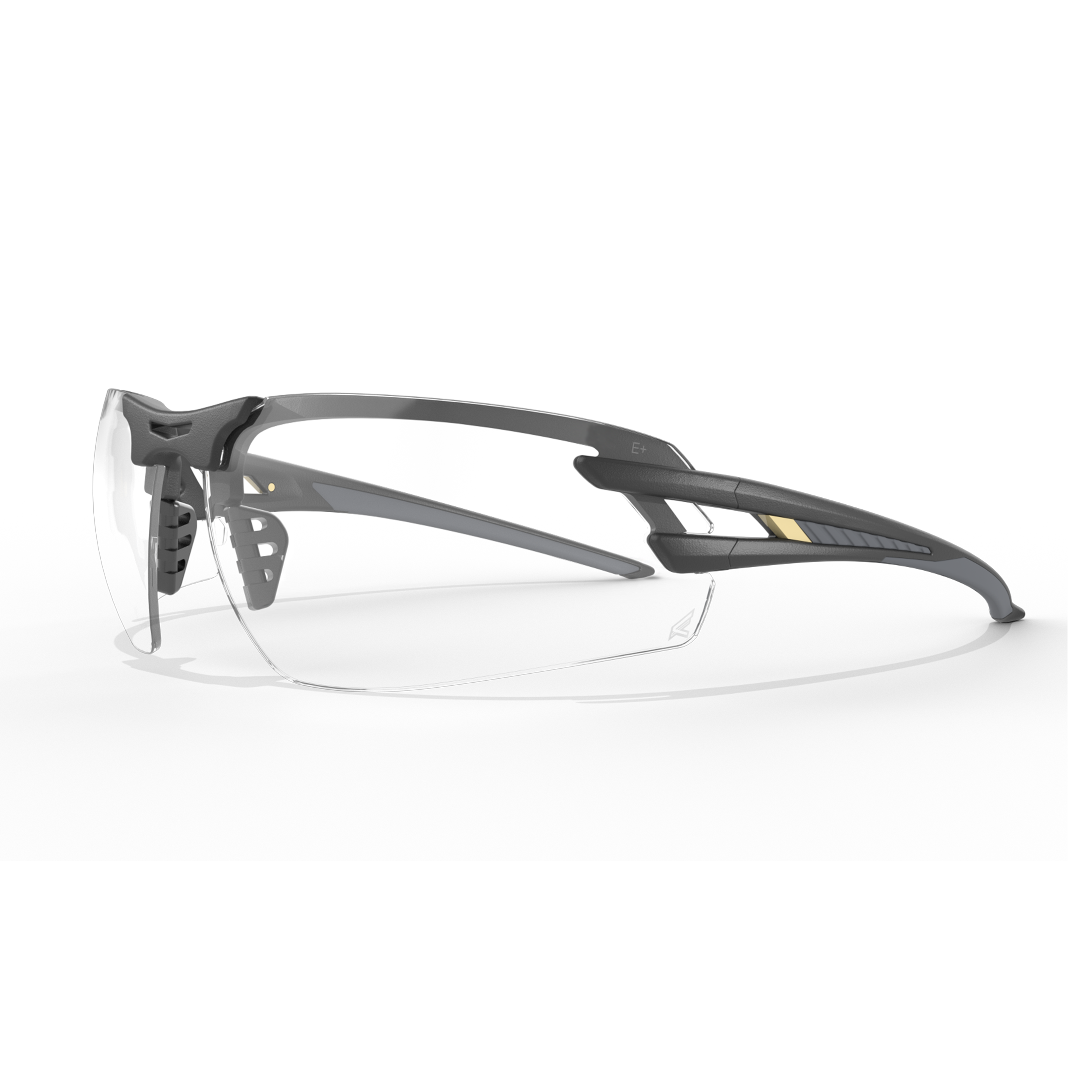 Sunneys Safety Sunglasses, Rangers, Wraparound, ANSI, Z87+, Non-Slip, Anti Fog, Black Frame/Mirror Lens, Case Included, Shooting, Cycling, Travelling, Anti Pollen Goggles, Eye Protection (black, Blue