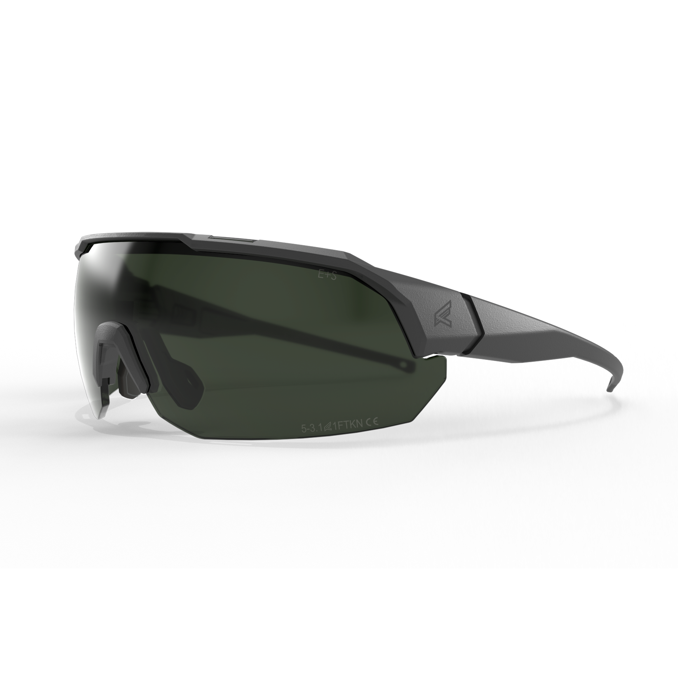 best ballistic goggles Edge Eyewear ARC Light Shooting Glasses Black Frame Smoke Photochromic Vapor Shield Lenses Standard AL11PCVS