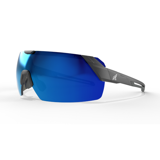 Makalu Aqua Precision Blue Mirror Polarized Safety Glasses