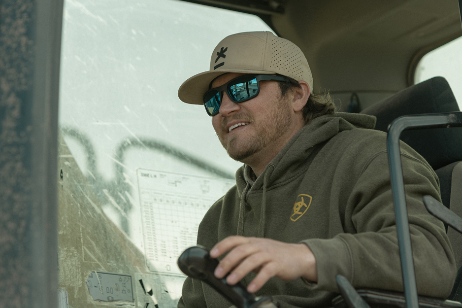 Sunglasses on hat sales