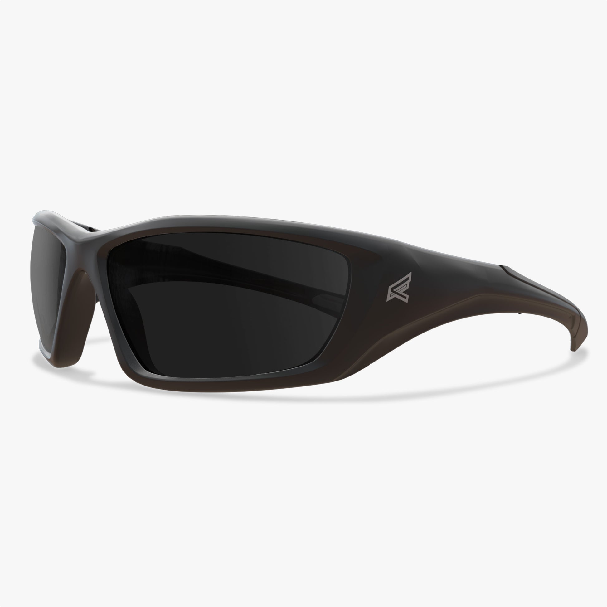 Edge Eyewear TXRAP418, Robson Safety Glasses, Black Frame, Polarized Aqua Precision Blue Mirror Lens