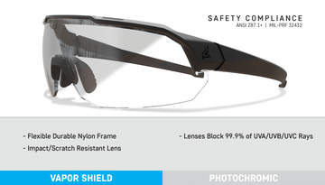 Transition safety top glasses z87