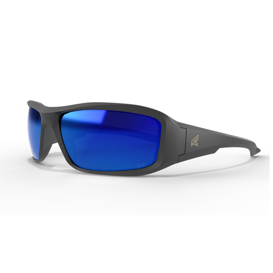 Brazeau Aqua Precision Blue Mirror Polarized Safety Glasses