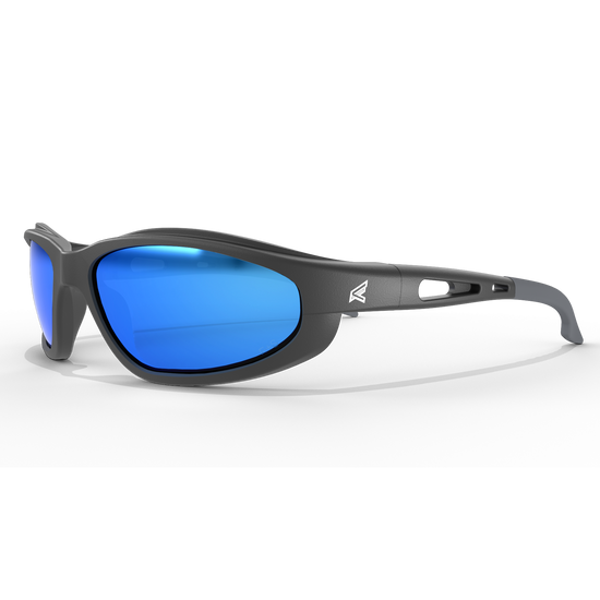 Dakura Aqua Precision Blue Mirror Polarized Safety Glasses