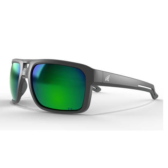 Highline Aqua Precision Plus Green Mirror Polarized Safety Glasses