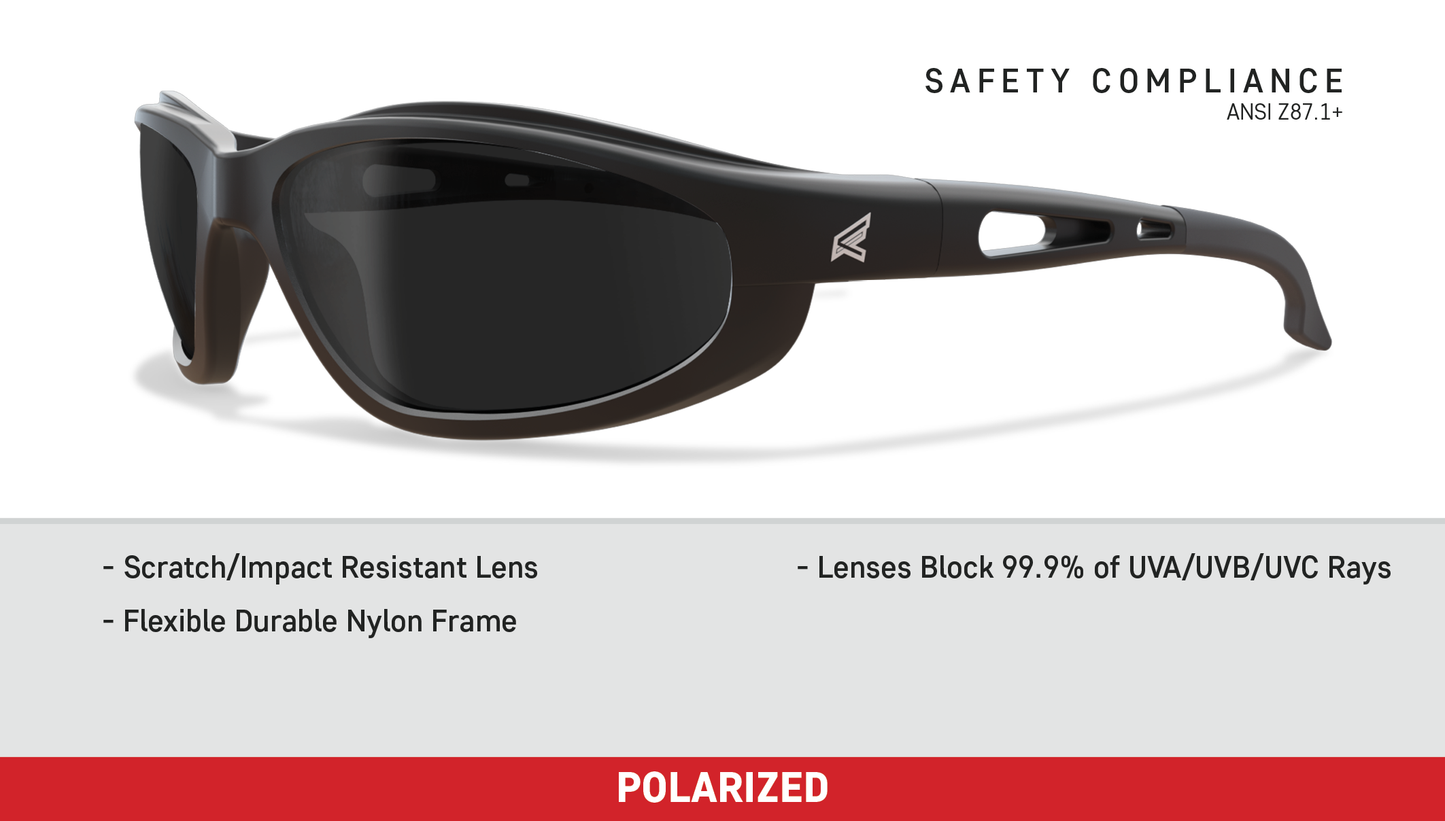 Polarized safety top sunglasses z87