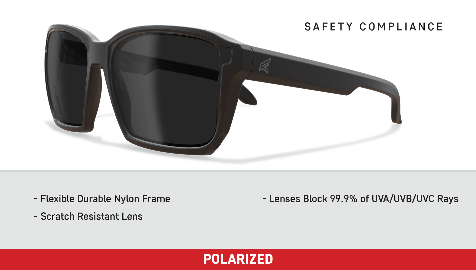 Polarized Square Sunglasses Edge Renshaw Edge Eyewear